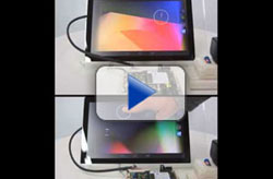 View the video demo of Warp!! on the Digi ConnectCore Single Board Computer (SBC) running Android