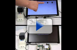 View the video demo of Warp!! on the Digi ConnectCore Single Board Computer (SBC)