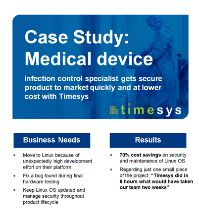 Timesys medical device security case study