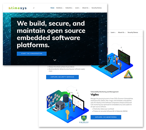 Timesys web site