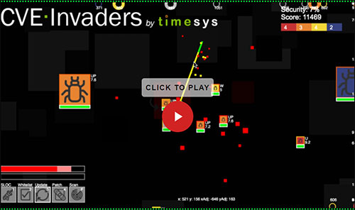 Timesys CVE Invader Game